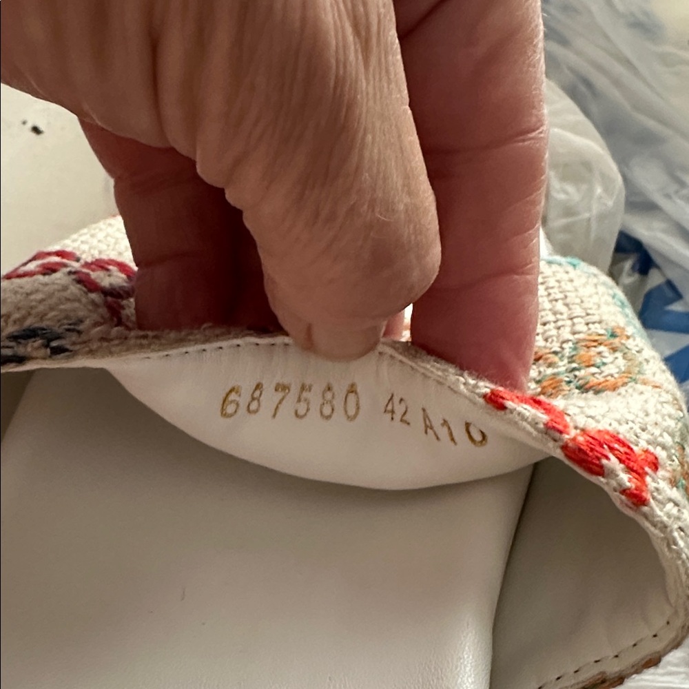 Nwob Authentic Gucci Multi Colored Platform Slide… - image 8